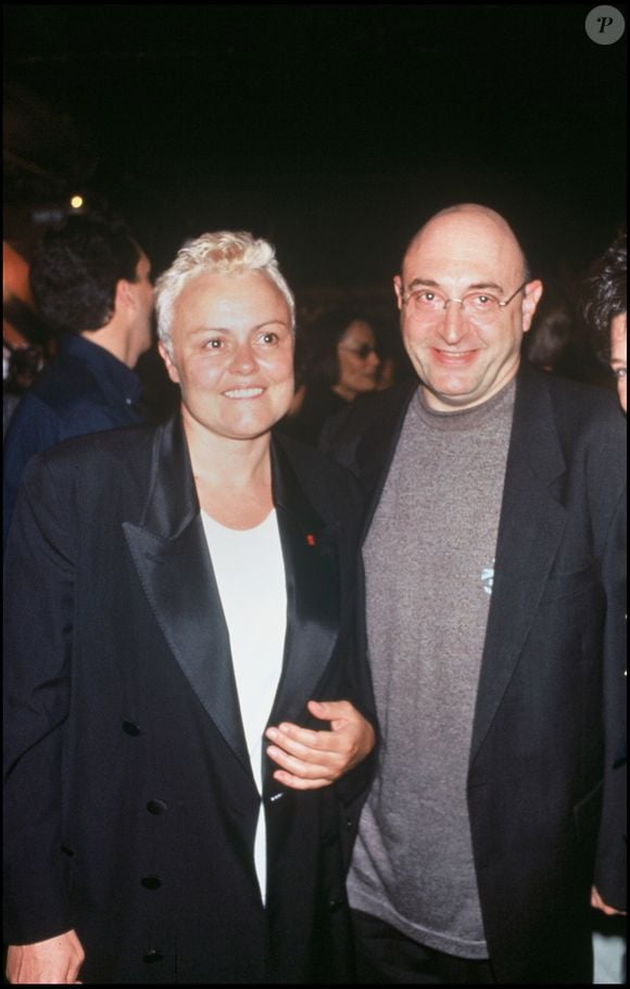 Archives : Catherine Lara et Muriel Robin en 1996 à l'Olympia @BALDINI / BESTIMAGE
