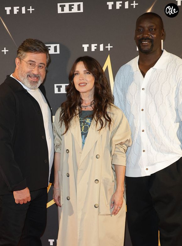 Alain Degois, Lydia Bouchard et Ladji Doucouré - Photocall des Profs de la Star Academy 2026 à Boulogne-Billancourt le 23 septembre 2026. 

© Coadic Guirec/Bestimage