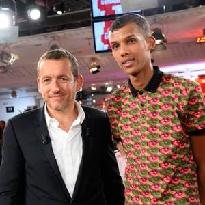 Dany Boon et Stromae : enregistrement de l'émission "Vivement Dimanche" à Paris le 18 septembre 2013.