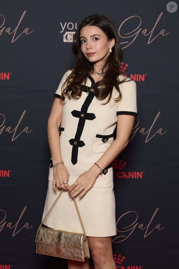 Annily Chatelain (fille de la chanteuse Alizée et de Jérémy Chatelain) - Photocall de la première édition du "You Care Charity Gala" en faveur de la cause animale et de l'environnement au Cercle Interalliée à Paris le 3 décembre 2024.   © Cyril Moreau/Bestimage