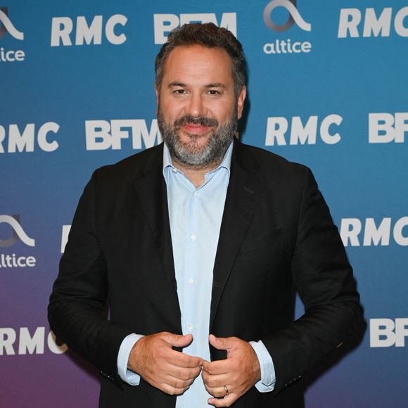 Bruce Toussaint - Conférence de rentrée 2022/2023 BFM TV à Paris le 6 septembre 2022. © Coadic Guirec/Bestimage