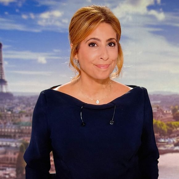 Captures d'écran - Léa Salamé présente son premier journal de 20 heures sur France 2.
© Alain Guizard / Bestimage