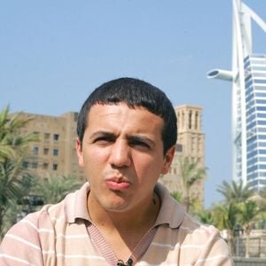 Le chanteur et acteur français Faudel pose au Madinat Jumeirah à Dubaï le 12 décembre 2005. Photo par Balkis Press/ABACAPRESS.COM