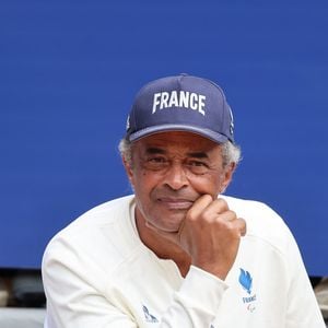 Yannick Noah, coach de l'équipe de France paralympique de tennis fauteuil lors de la rencontre de tennis fauteuil entre S.Houdet et M.delaPuente en quart de finale des jeux paralympiques Paris 2024 le 4 septembre 2024.

© Dominique Jacovides / Bestimage