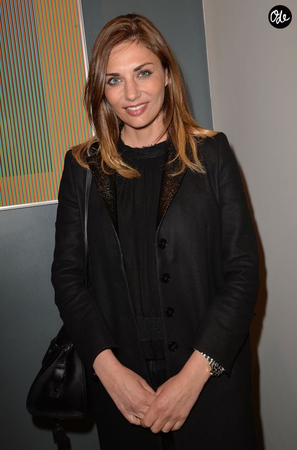 Ariane Brodier - Vernissage de l'exposition de l'artiste plasticien Carlos Cruz Diez chez Heidi Barnes à Paris, le 7 avril 2016. © Veeren/Bestimage