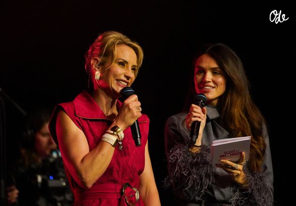 Elodie Gossuin, Diane Leyre - Gala " Tous les talents chantent contre le cancer " aux Folies Bergères à Paris le 8 juin 2026. 

© Anne-Sophie Guebey / Bestimage
