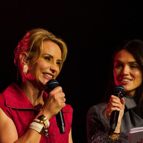 Elodie Gossuin, Diane Leyre - Gala " Tous les talents chantent contre le cancer " aux Folies Bergères à Paris le 8 juin 2026. 

© Anne-Sophie Guebey / Bestimage