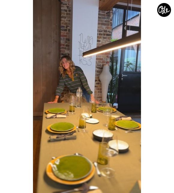 L’animatrice a notamment repensé la pièce de vie avec de nouveaux luminaires et du linge de maison dans des tons naturels et verts, sa couleur fétiche.

Marine Vignes ouvre les portes de sa demeure à Montmartre.