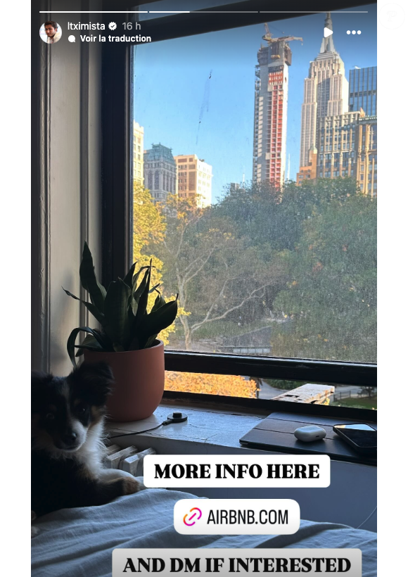 Tximista Lizarazu jouit d’un superbe appartement avec vue sur l’Empire State Building et le parc de Madison Square