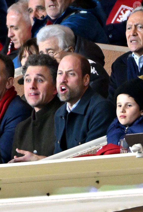 “L’atmosphère, la camaraderie, j’ai vraiment senti une connexion”, conclut-il

Le prince William, prince de Galles assiste en tribune à la 7ème journée de Ligue des Champions 2024/2025 opposant l'AS Monaco à Aston Villa au stade Louis II de Monaco, le 21 janvier 2025. © Bruno Bebert/Bestimage