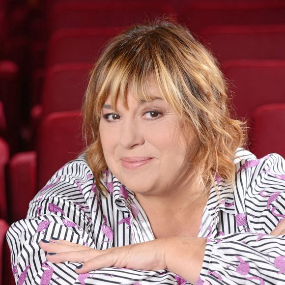 Michele Bernier et sa fille Charlotte Gaccio posant au Théâtre des Variétés à Paris, France, le 23 janvier 2019. Photo by Pascal Baril/ABACAPRESS.COM