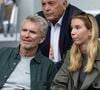 Denis Brogniart et sa fille dans les tribunes lors des Internationaux de France de Tennis de Roland Garros 2025, in Paris, France, le 26 mai 2025. © Jacovides-Moreau/Bestimage