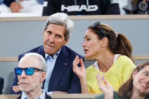John Kerry en tribunes lors des Internationaux de France de Tennis de Roland Garros 2025, à Paris, France, le 6 juin 2025. © Jacovides-Moreau/Bestimage