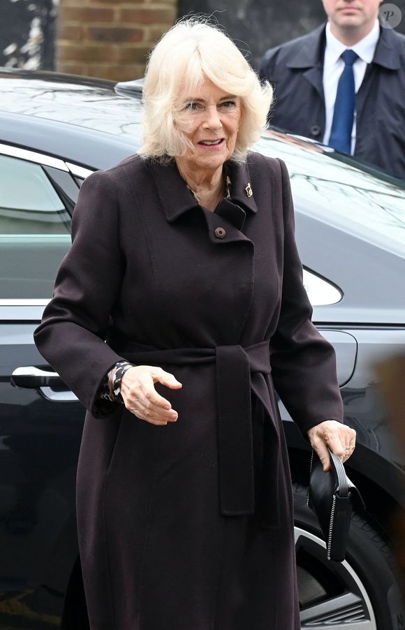 Camilla Parker Bowles, reine consort d'Angleterre, visite le Centre de ressources pour femmes asiatiques AWRC à Londres. ALPHA AGENCY / BESTIMAGE