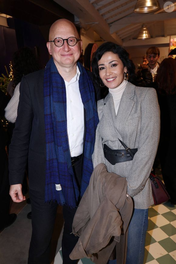Ara Aprikian et Karima Charrni assistent à l'inauguration de Star Academy Pop Up à Paris, France, le 17 décembre 2025. Photo par Jerome Domine/ABACAPRESS.COM