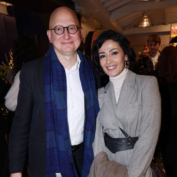 Ara Aprikian et Karima Charrni assistent à l'inauguration de Star Academy Pop Up à Paris, France, le 17 décembre 2025. Photo par Jerome Domine/ABACAPRESS.COM