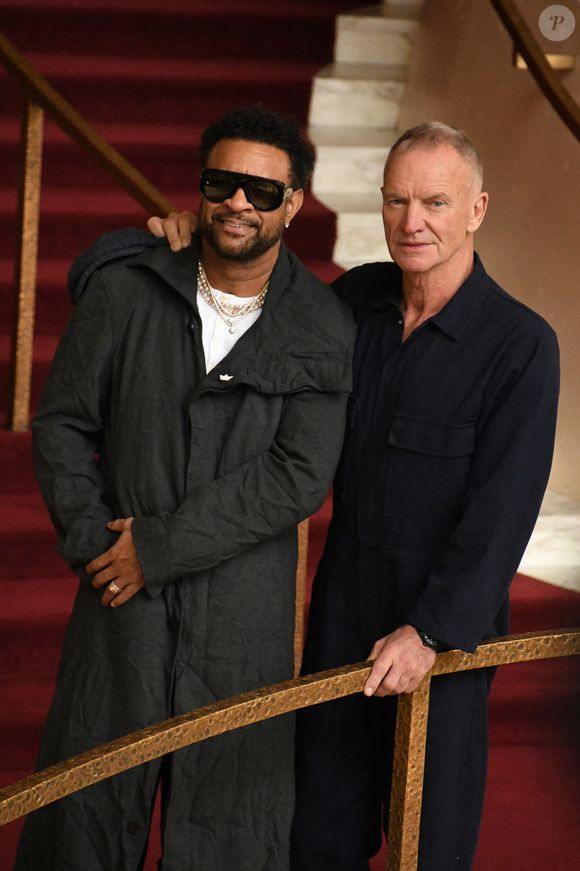 New York, NY Sting et Shaggy ont assisté à la séance de photos pour la première de "The Last Ship" au Metropolitan Opera House à New York.
Backgrid USA / Bestimage