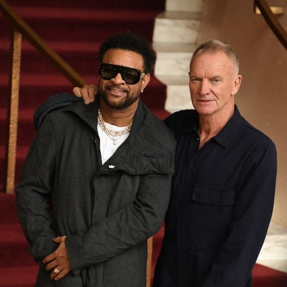 New York, NY Sting et Shaggy ont assisté à la séance de photos pour la première de "The Last Ship" au Metropolitan Opera House à New York.
Backgrid USA / Bestimage