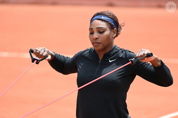 lors d'un entraînement aux Internationaux de France de Roland Garros à Paris, France, le 6 juin 2021. © Chryslene Caillaud/Panoramic/Bestimage