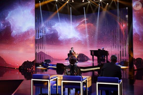 Exclusif -Gautier Capuçon, lors de l'enregistrement de l'émission "La Boîte à secrets", présentée par F.Bollaert et diffusée le 10 octobre 2025 sur France 3, dans les studios du Lendit à Saint-Denis, Seine Saint-Denis, France, le 22 septembre 2025. © Jack Tribeca/Bestimage