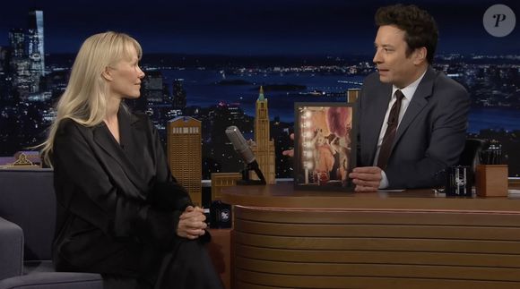 Pamela Anderson invitée sur le plateau de l'émission de Jimmy Fallon sur NBC