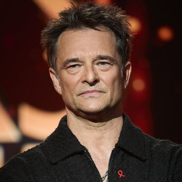David Hallyday lors de l’enregistrement de l’émission “Les stars s’unissent pour le Sidaction” au théâtre Marigny à Paris, France, le 11 mars 2025. L’émission sera diffusée en prime le 22 mars sur France 2. © Guirec-Moreau/ Bestimage