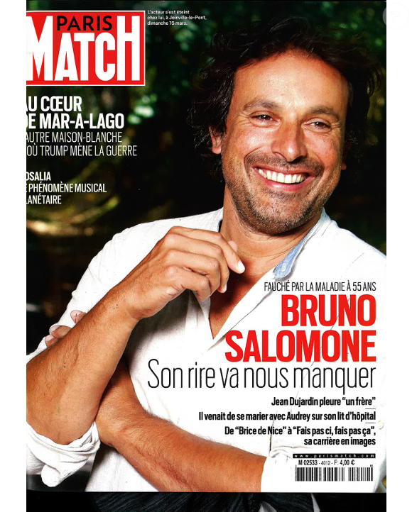 Couverture de "Paris Match" du jeudi 19 mars.