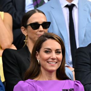 Kate Middleton dans les tribunes de la finale du tournoi de Wimbledon 2024, le 14 juillet 2024. 

Photo : Chryslene Caillaud / Panoramic / Bestimage