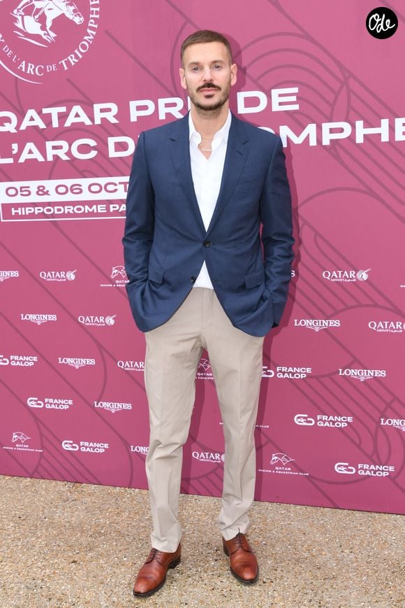 M. Pokora au prix Qatar Arc de Triomphe à l'Hippodrome de Longchamp le 6 octobre 2024.

© Rachid Bellak / Bestimage