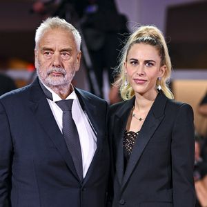 Luc Besson et Sarah Saldmann à la première de 'Father Joe' lors du 83ème Festival International du Film de Venise (Mostra), à Venise, Italie, le 6 septembre 2026. © Pierre Perusseau/Bestimage