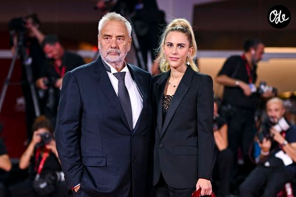 Luc Besson et Sarah Saldmann à la première de 'Father Joe' lors du 83ème Festival International du Film de Venise (Mostra), à Venise, Italie, le 6 septembre 2026. © Pierre Perusseau/Bestimage