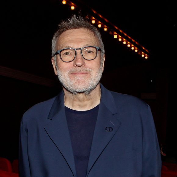 Exclusif Laurent Ruquier (auteur de la pièce) - Générale de la pièce "La Joconde parle enfin" écrite par L. Ruquier au théâtre de l'oeuvre à Paris, France, le 04 avril 2024. © Christophe Clovis / Bestimage