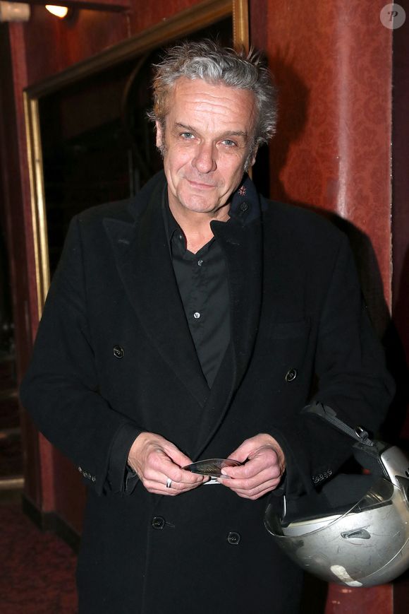 >Exclusif - David Brécourt - Personnalités à la générale de la pièce de théâtre " Le Cercle des Poètes Disparus " au Théâtre Antoine à Paris, France. Le 8 Février 2024. © Bertrand Rindoff / Bestimage
