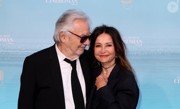 Pierre Arditi et sa femme Evelyne Bouix - Tapis rouge de la soirée d'ouverture de la 7ème édition du festival Cineroman à Nice le 29 septembre 2025. © Dominique Jacovides - Bruno Bebert / Bestimage