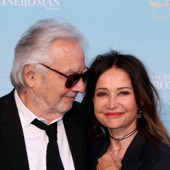 Pierre Arditi et sa femme Evelyne Bouix - Tapis rouge de la soirée d'ouverture de la 7ème édition du festival Cineroman à Nice le 29 septembre 2025. © Dominique Jacovides - Bruno Bebert / Bestimage