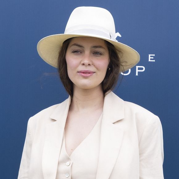 Marie-Ange Casta - Photocall du Prix de Diane Longines 2022 à Chantilly le 19 juin 2022. © Jack Tribeca / Bestimage