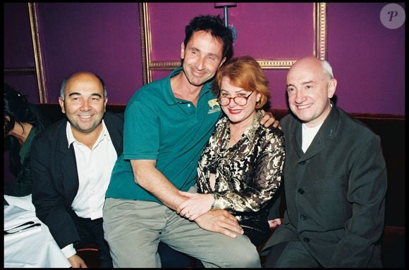 Archives - Gérard Jugnot , Thierry Lhermitte, Josiane Balasko et Michel Blanc à Paris.