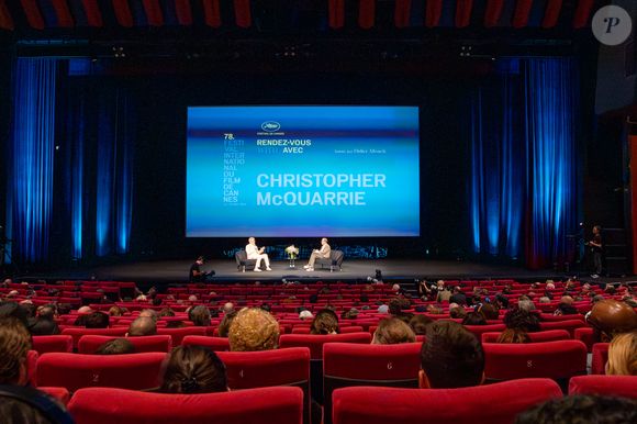 Masterclass avec C.McQuarrie lors du 78ème Festival International du Film de Cannes, le 14 mai 2024.

Photo : Olivier Borde / Bestimage