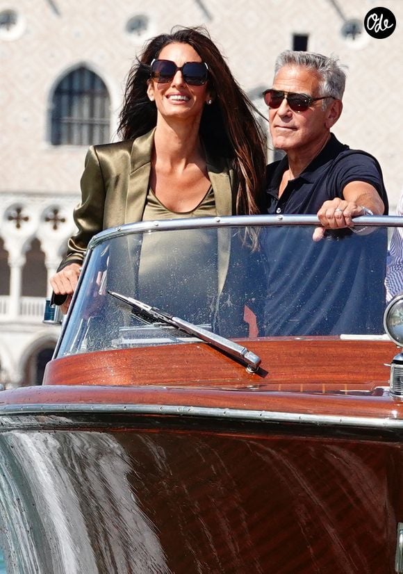 George et Amal Clooney arrivent à Venise lors du 83ème Festival International du Film de Venise (Mostra), à Venise, Italie, le 1er septembre 2026. © Cobra Team/Backgrid/Bestimage