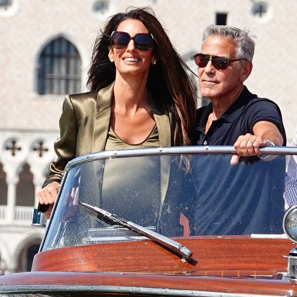 George et Amal Clooney arrivent à Venise lors du 83ème Festival International du Film de Venise (Mostra), à Venise, Italie, le 1er septembre 2026. © Cobra Team/Backgrid/Bestimage