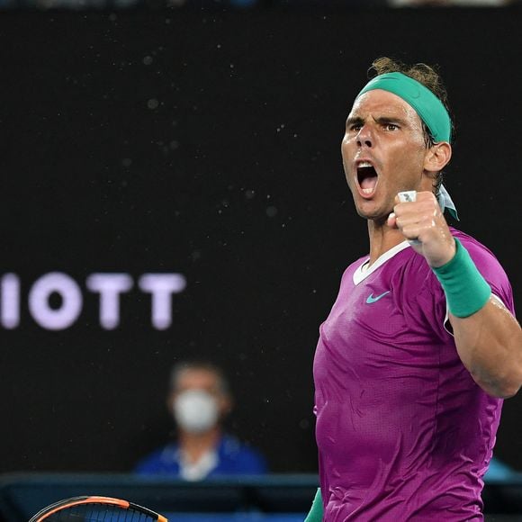Rafael Nadal remporte l'Open d'Australie à Melbourne et décroche également son 21 ème titre en Grand Chelem. Melbourne le 30 janvier 2022
© Antojne Couvercelle / Panoramic / Bestimage
