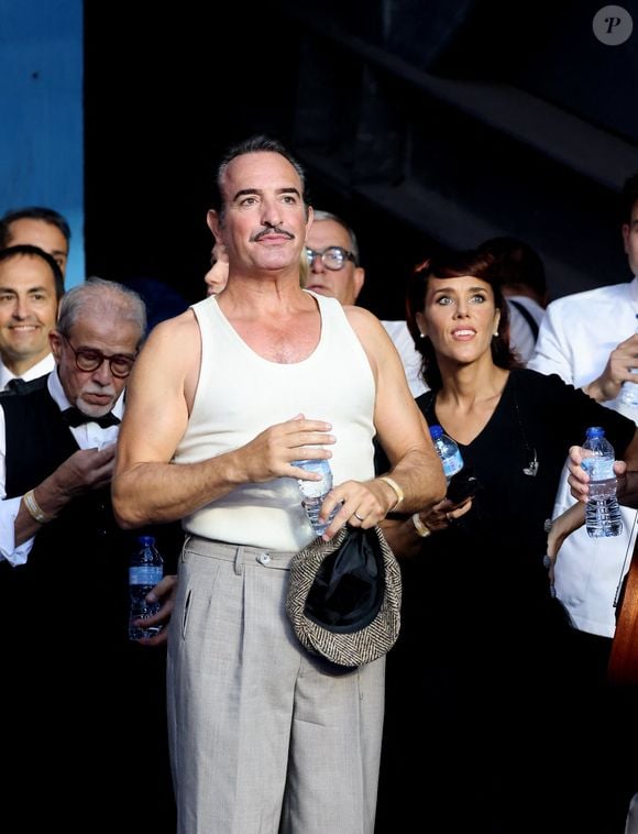 Jean Dujardin, Zaz - Cérémonie d'ouverture de la Coupe du Monde de Rugby France 2023 avant le match de la Poule A entre la France et la Nouvelle-Zélande au Stade de France à Saint-Denis le 8 septembre 2023. © Dominique Jacovides/Bestimage