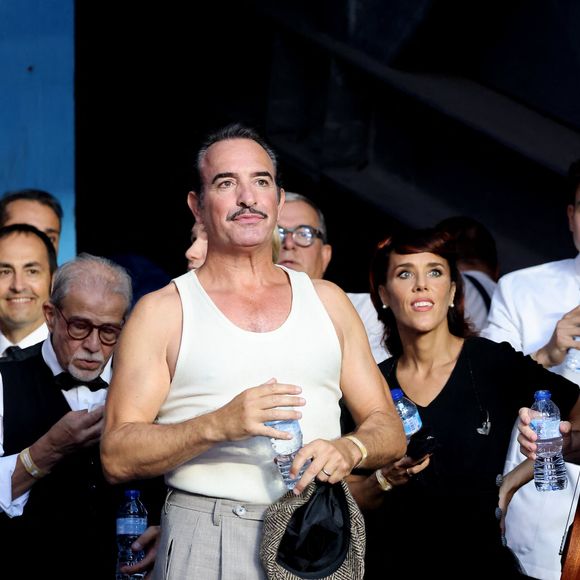 Jean Dujardin, Zaz - Cérémonie d'ouverture de la Coupe du Monde de Rugby France 2023 avant le match de la Poule A entre la France et la Nouvelle-Zélande au Stade de France à Saint-Denis le 8 septembre 2023. © Dominique Jacovides/Bestimage