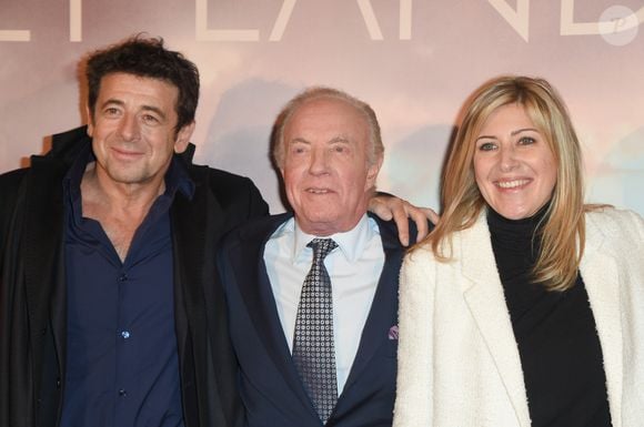 Patrick Bruel, James Caan et Amanda Sthers à l'avant-première du film "Holy Lands" au cinéma UGC Normandie à Paris, France, le 4 décembre 2018. © Coadic Guirec/Bestimage