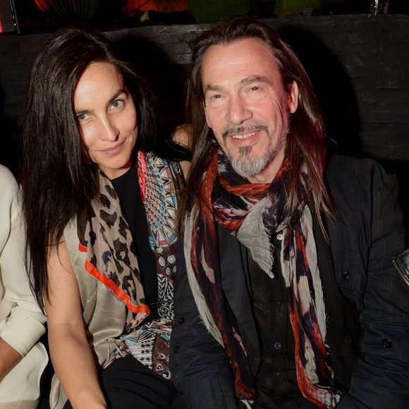 Florent Pagny et sa femme Azucena - Inauguration de la discothèque L'Arc à Paris le 2 octobre 2014 suite à sa réouverture au 12 Rue de Presbourg. © RACHID BELLAK / BESTIMAGE