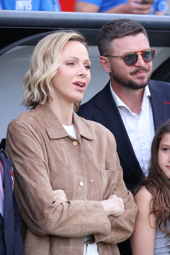 La Princesse Charlène et Gareth Wittstock à Beausoleil, 1er mai 2026. Photo par JC VINAJ/ABACAPRESS.COM