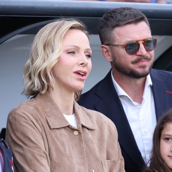 La Princesse Charlène et Gareth Wittstock à Beausoleil, 1er mai 2026. Photo par JC VINAJ/ABACAPRESS.COM