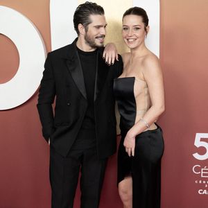 François Civil et Adèle Exarchopoulos arrivent à la 50e cérémonie des César du cinéma à l'Olympia le 28 février 2025 à Paris, France. Photo by David NIVIERE/ABACAPRESS.COM