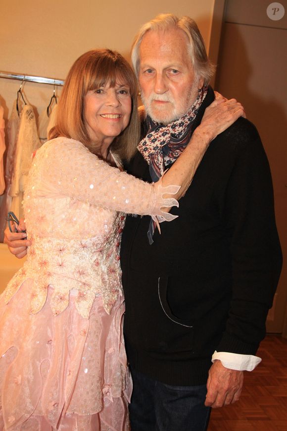 Exclusif - Chantal Goya et son mari Jean-Jacques Debout - People au spectacle de Chantal Goya, "Le soulier qui vole" au Palais des Congrès à Paris le 6 octobre 2019. © Philippe Baldini/Bestimage