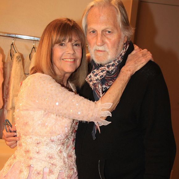 Exclusif - Chantal Goya et son mari Jean-Jacques Debout - People au spectacle de Chantal Goya, "Le soulier qui vole" au Palais des Congrès à Paris le 6 octobre 2019. © Philippe Baldini/Bestimage